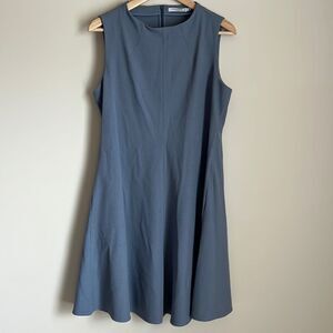 MM Lafleur Boucle Grey Lydia Sleeveless Knee Length Dress Size 10